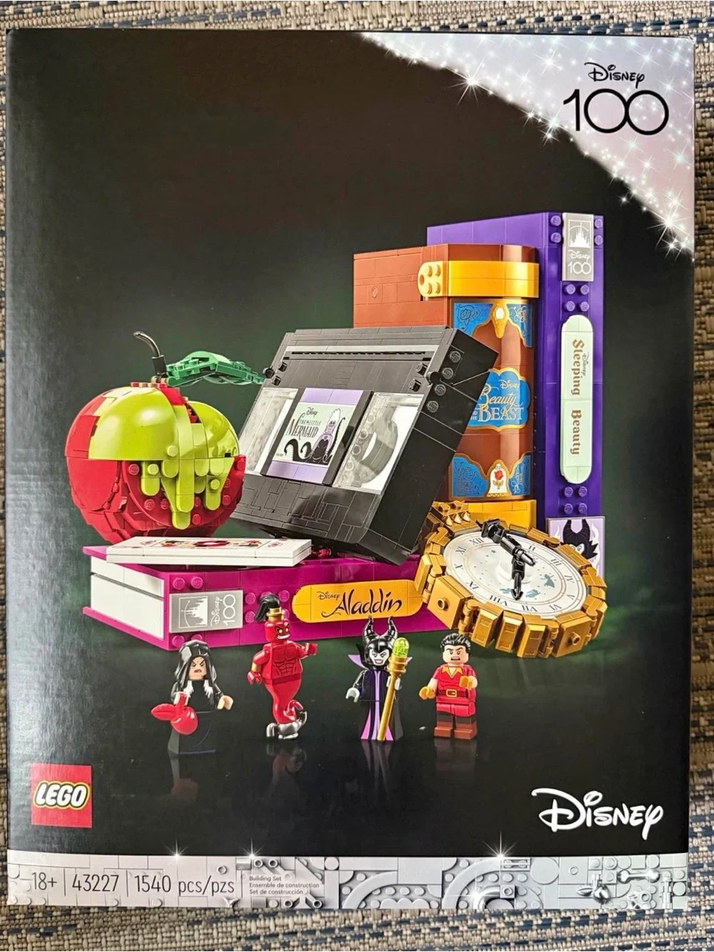 Lego Disney 100 Multicolor Collectible Set- Villains Icon Set #43227